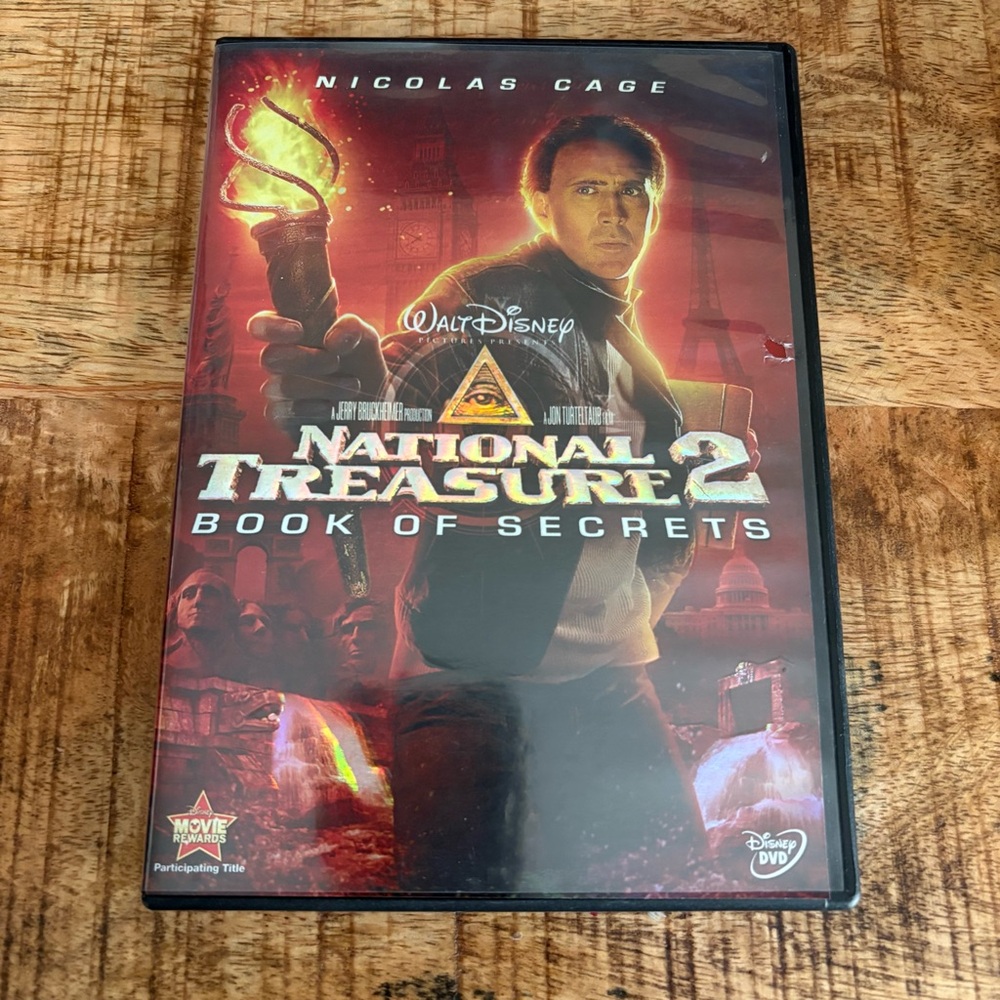National Treasure 2 Book of Secrets DVD